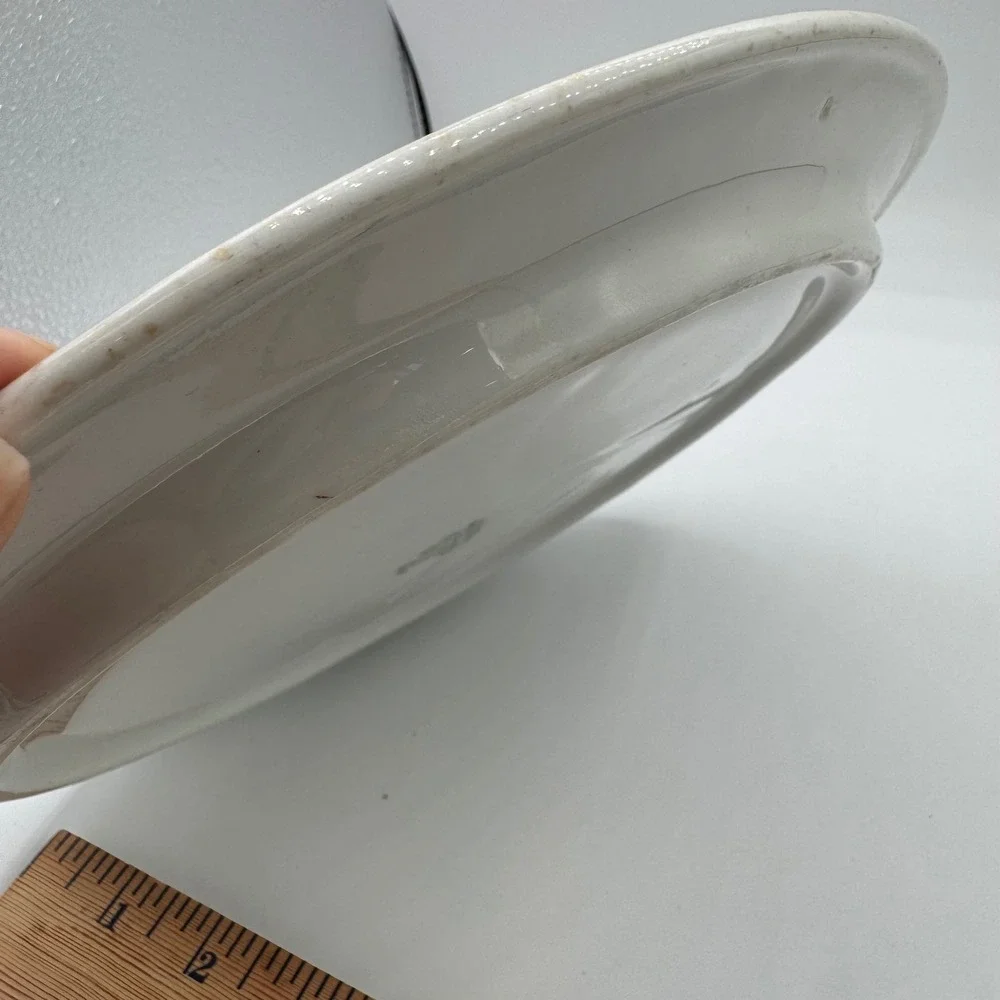 Shenango China Red Willow Divided Grill Plate Vintage Restaurant Ware 9.75in